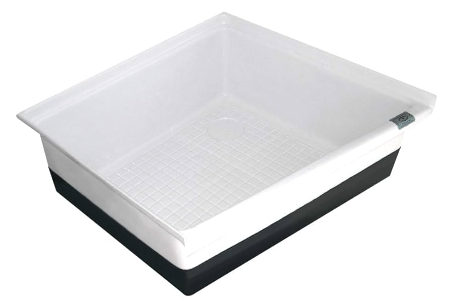 fcrb shower slide 28㎝ white Amazon.com: ICON 00463 Shower Pan SP200-24